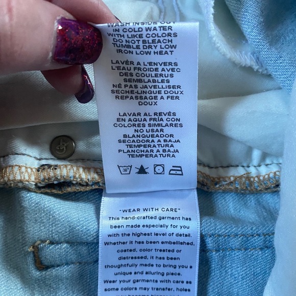 GOOD AMERICAN Good Classic Natural High Rise Straight Leg‎ Jeans 4/27 #GCNFL67T - Picture 9 of 12